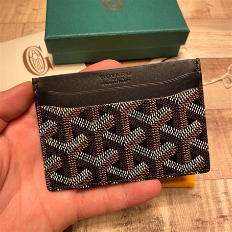 goyard st sulpice card holder inside|goyard card holder price paris.